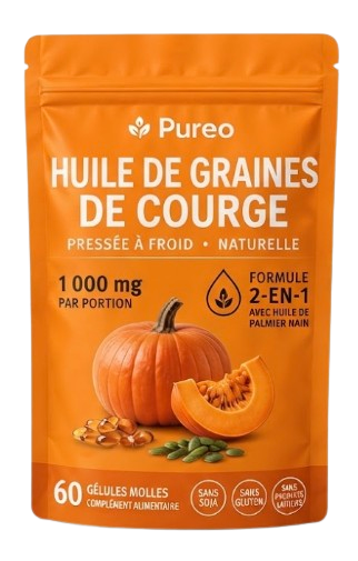 Pureo - Huile de graines de courge en gélules